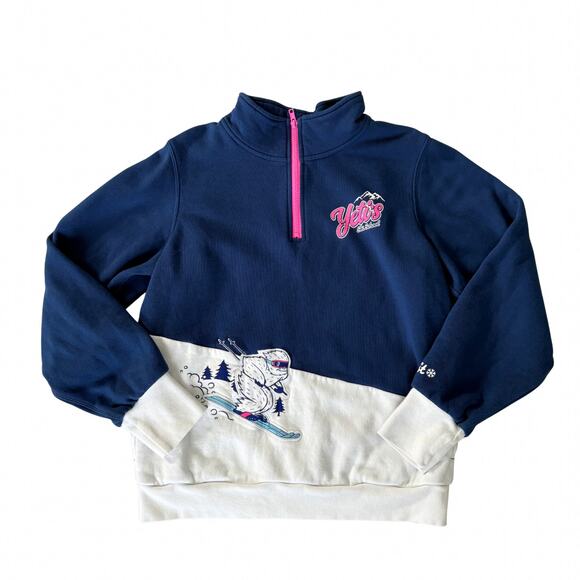 Disney Parks Expedition Everest Yeti Ski 1/4 Zip Fleece Sweatshirt M NWT Gift - Picture 1 of 10